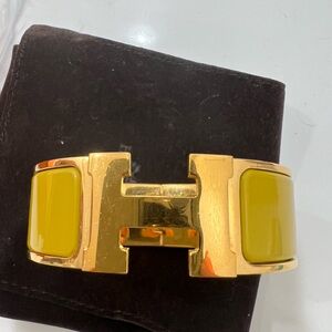 Hermes Clic Clac H enamel bracelet